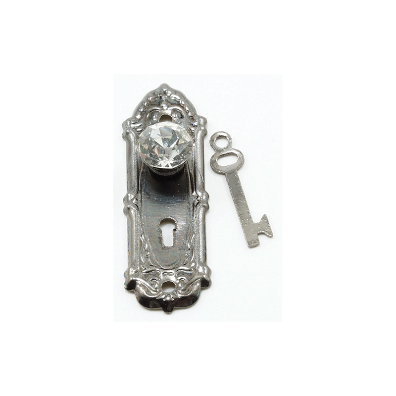Crystal Opryland Knob, Pewter, 2Pk