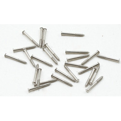 1/4 Brads, 100/Pk, Satin Nickel