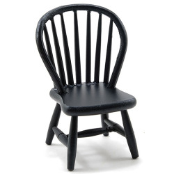 Windsor Side Chair, Black