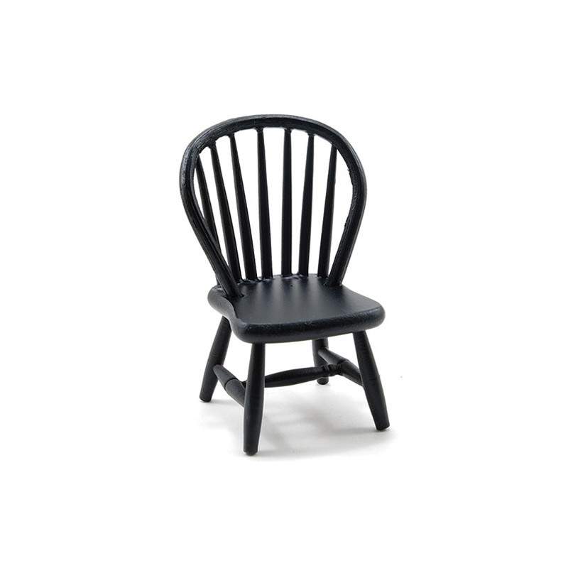 Windsor Side Chair, Black