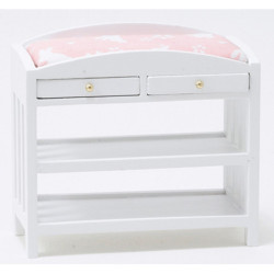 Changing Table, Slatted, White