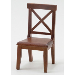 Cross Buck Chair, Walnut
