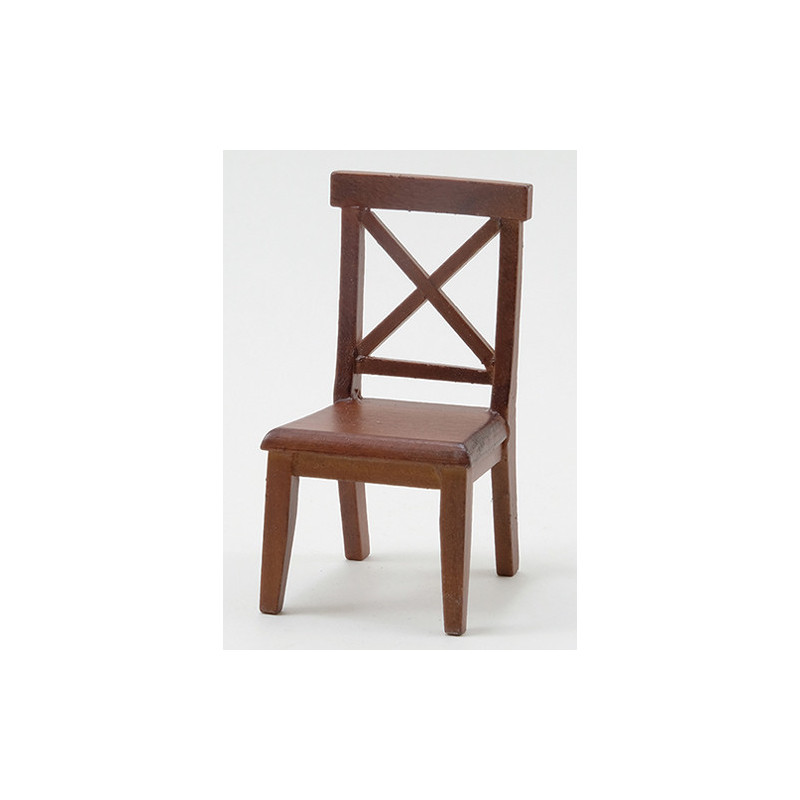 Cross Buck Chair, Walnut