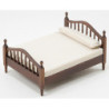 Double Bed, Walnut