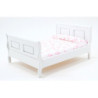 Sleigh Bed, White