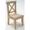 Cross Buck Chair, Unfinished