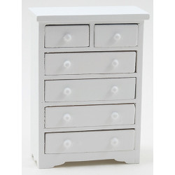 Chest of Drawers, White