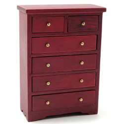 Chest of Drawers, Mahogany