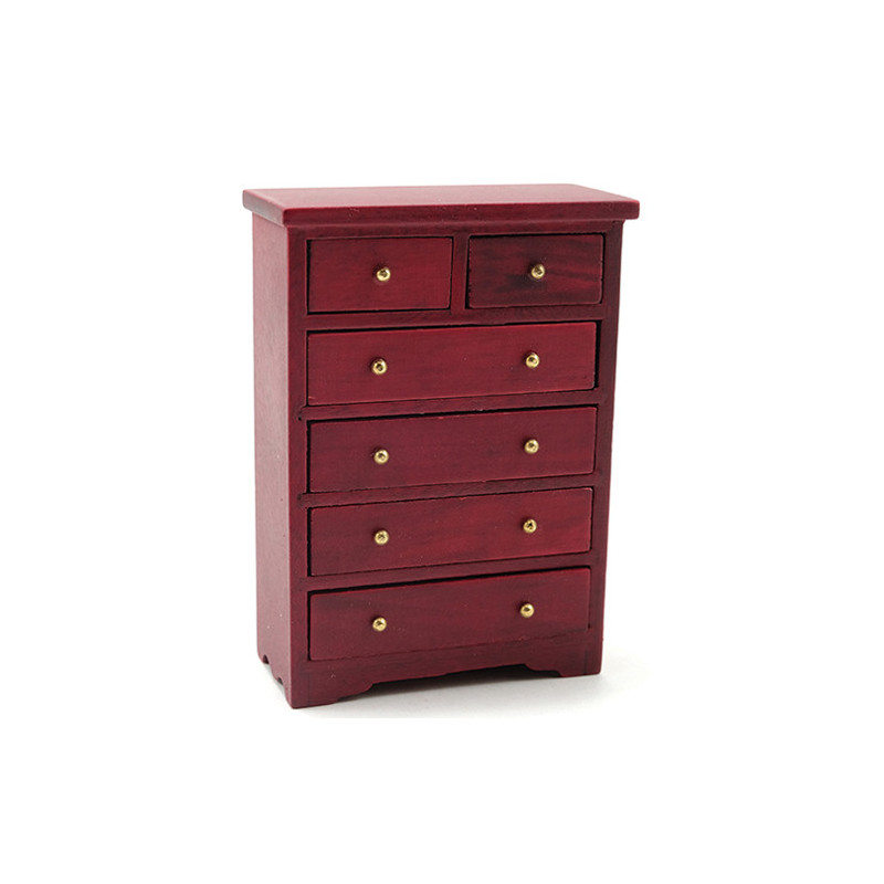 Chest of Drawers, Mahogany