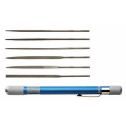 Aluminum File Handle w/6 Assorted Mini Needle File