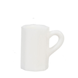 Beer Mugs, White, 4pc