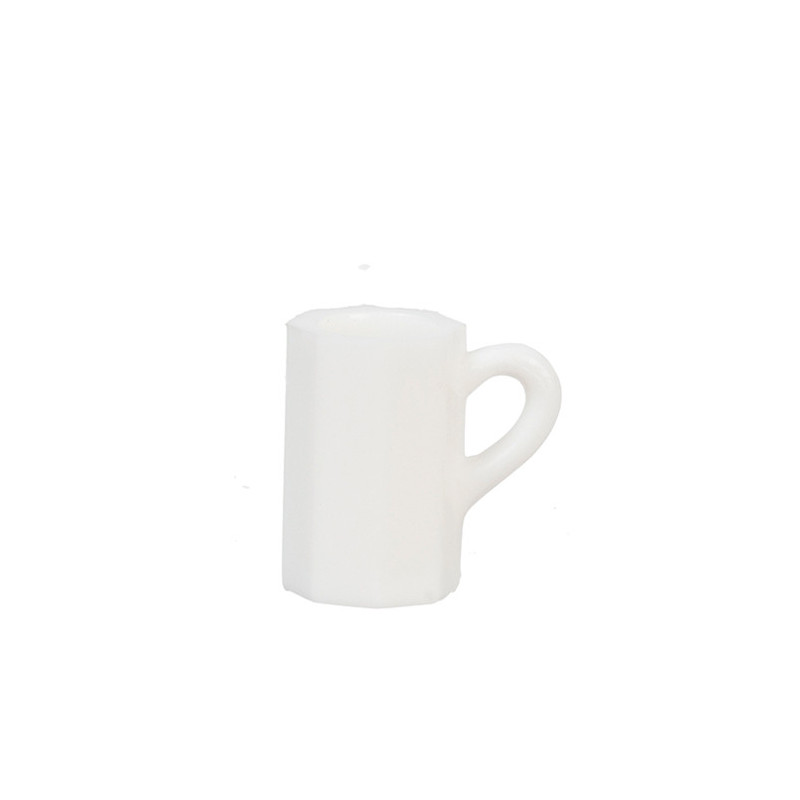 Beer Mugs, White, 4pc