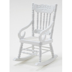 White Rocker Mesh Seat