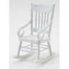 White Rocker Mesh Seat