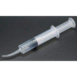 Curved Tip Glue Syringe, 12cc