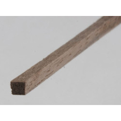 Walnut Stripwood: 3/32 X 3/32, 24 Inches