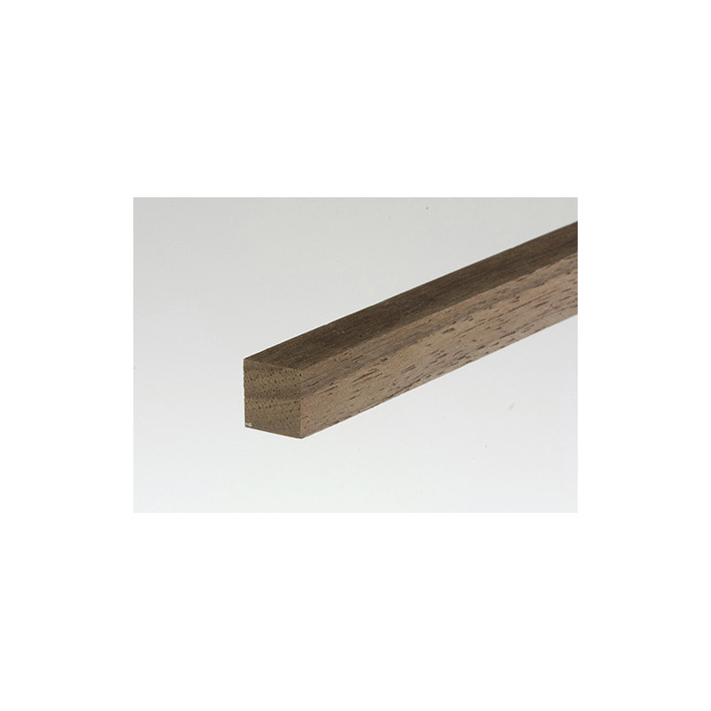 Walnut Stripwood: 3/16 X 3/16, 24 Inches