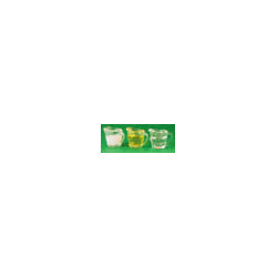 Measuring Cup Set, Filled w/Water, Milk, Olive Oil