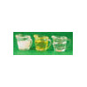 Measuring Cup Set, Filled w/Water, Milk, Olive Oil