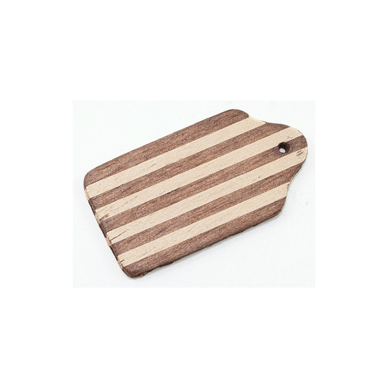 Cutting Board, Dark and Light Wood