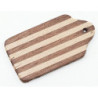 Cutting Board, Dark and Light Wood