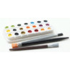 Paint Palette with 3 Brushes