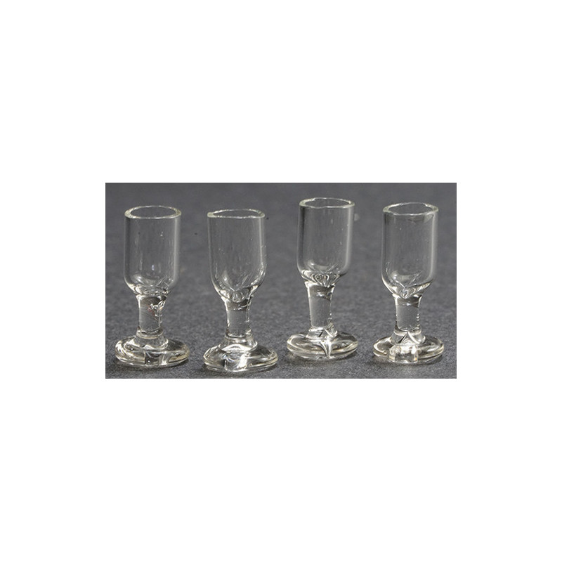 Glass Stemware, 4 pc