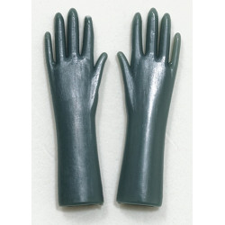 Green Rubber Gloves