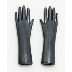 Black Rubber Gloves