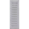 Modern Rail Fencing,White, 2Pk