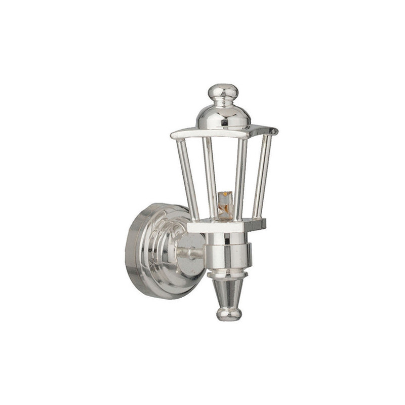 LED Silver Carriage Lamp