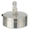 LED LA Base with Light Bulb Shiny Black