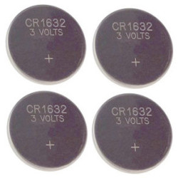 Lithium CR1632 Batteries, 4 pcs