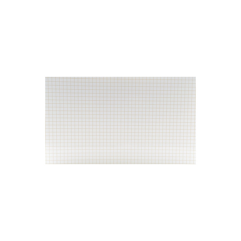 No Wax Floor: Large Check, White