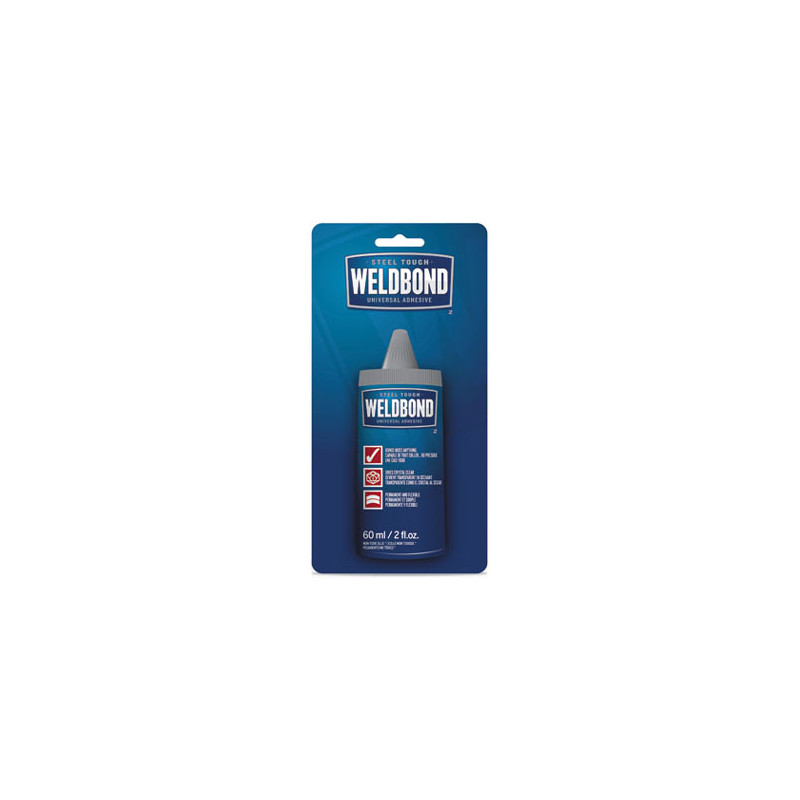 Weldbond Adhesive, Carded Tube, 60 mL / 2 oz