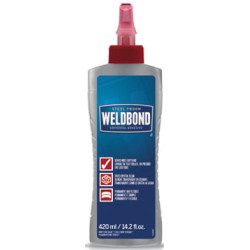 Weldbond Adhesive, Bottle, 420 mL / 14.2 oz