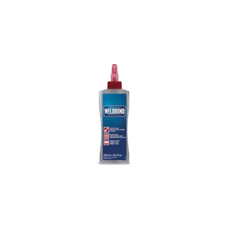 Weldbond Adhesive, Bottle, 420 mL / 14.2 oz