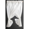 Curtains Tie Back White Double
