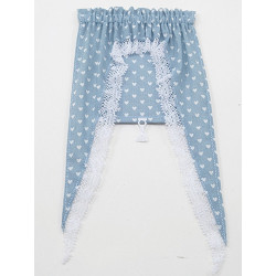 Tiffany Hearts with Shade, Light Blue