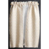 Draperies: Ecru Basket Weave With Sheer