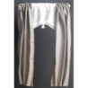 Curtains:  Grey Curtain with White Shade