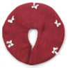Tree Skirt, Cranberry With White Bows