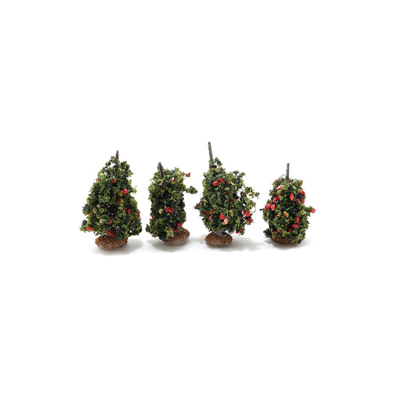 O-Scale Staked Tomato Plants, 4 Pieces