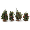 O-Scale Staked Tomato Plants, 4 Pieces