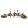 Cedar Fence with Flowers