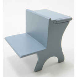 School Desk, Gray