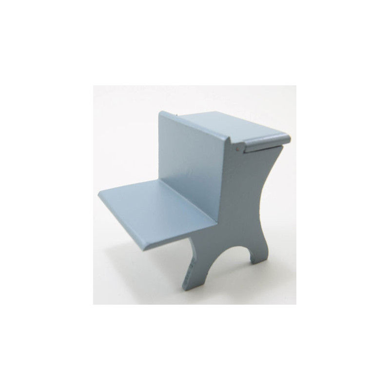 School Desk, Gray
