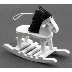 +Rocking Horse, White