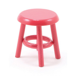 Stool, Red, 1-1/2 Inch