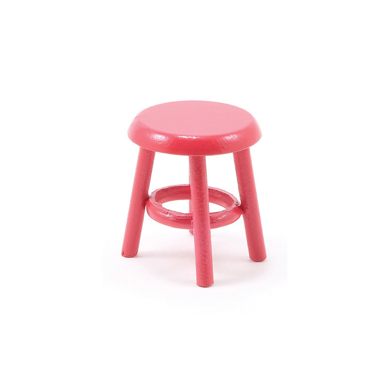 Stool, Red, 1-1/2 Inch